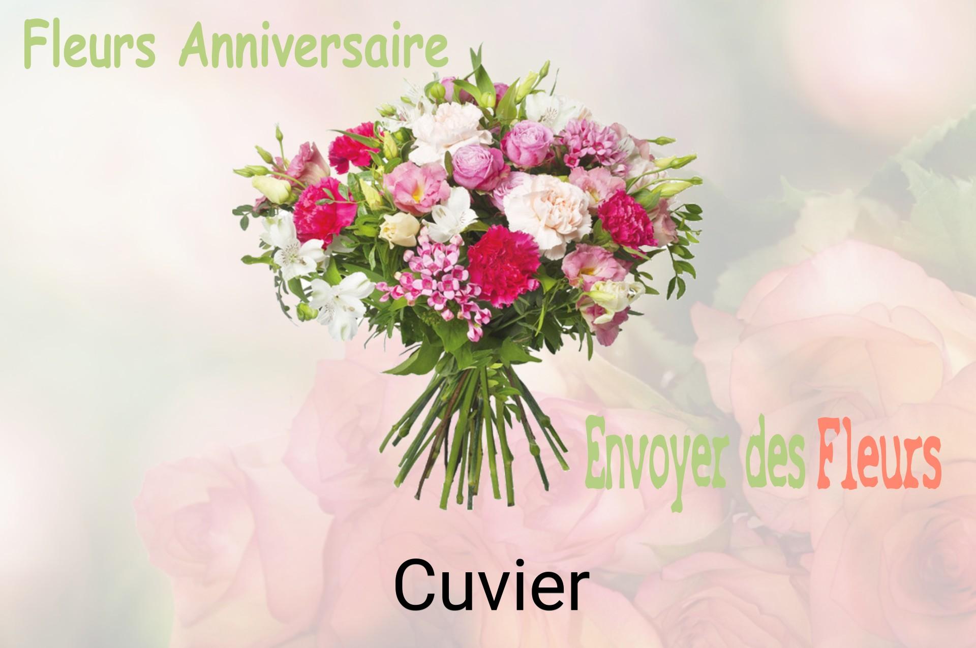 Bouquet de fleurs d’anniversaire livré à Cuvier